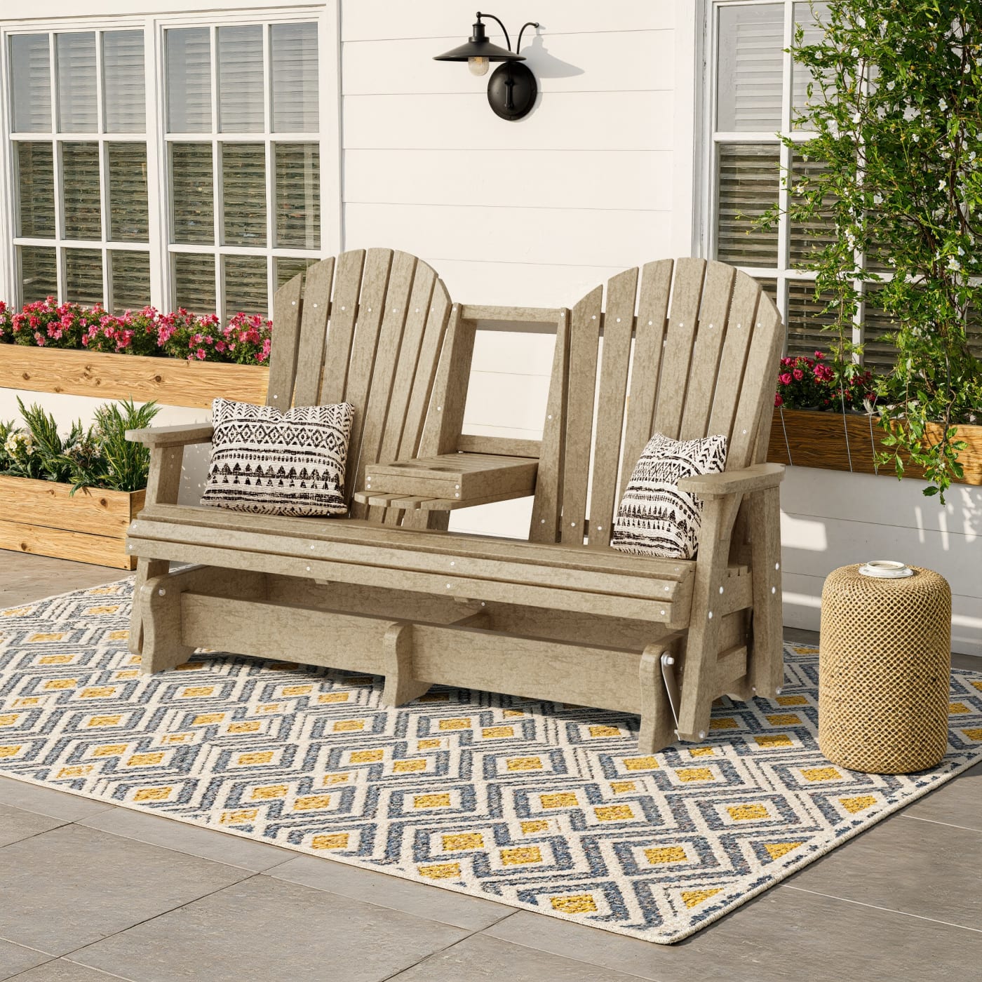 Heritage Adirondack Console Glider