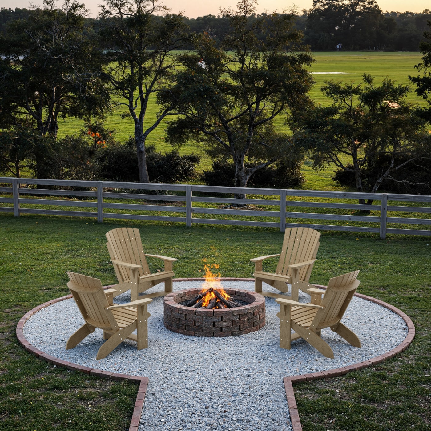 Heritage Adirondack Chairs Set of 4