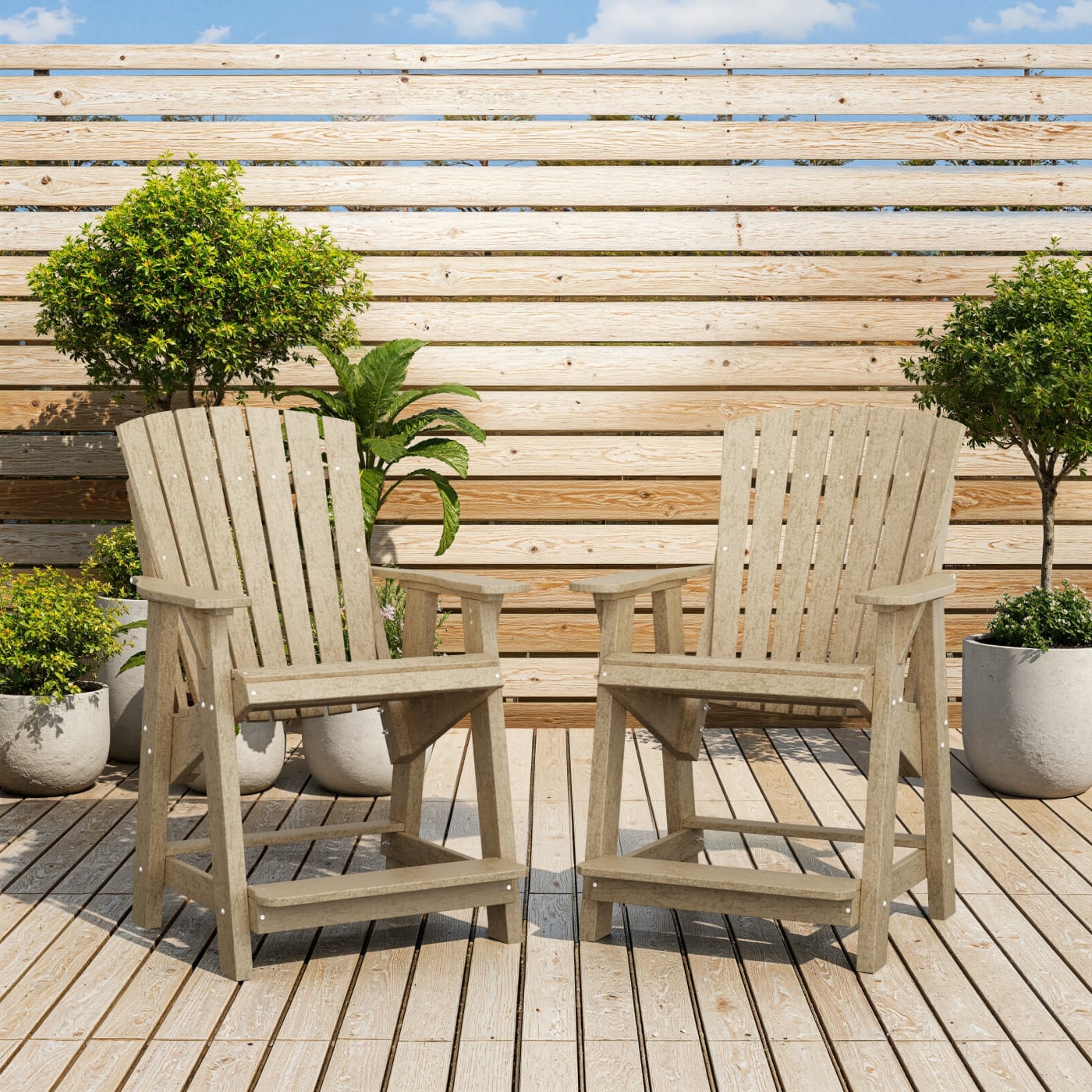 Heritage Tall Adirondack Chairs Set of 2