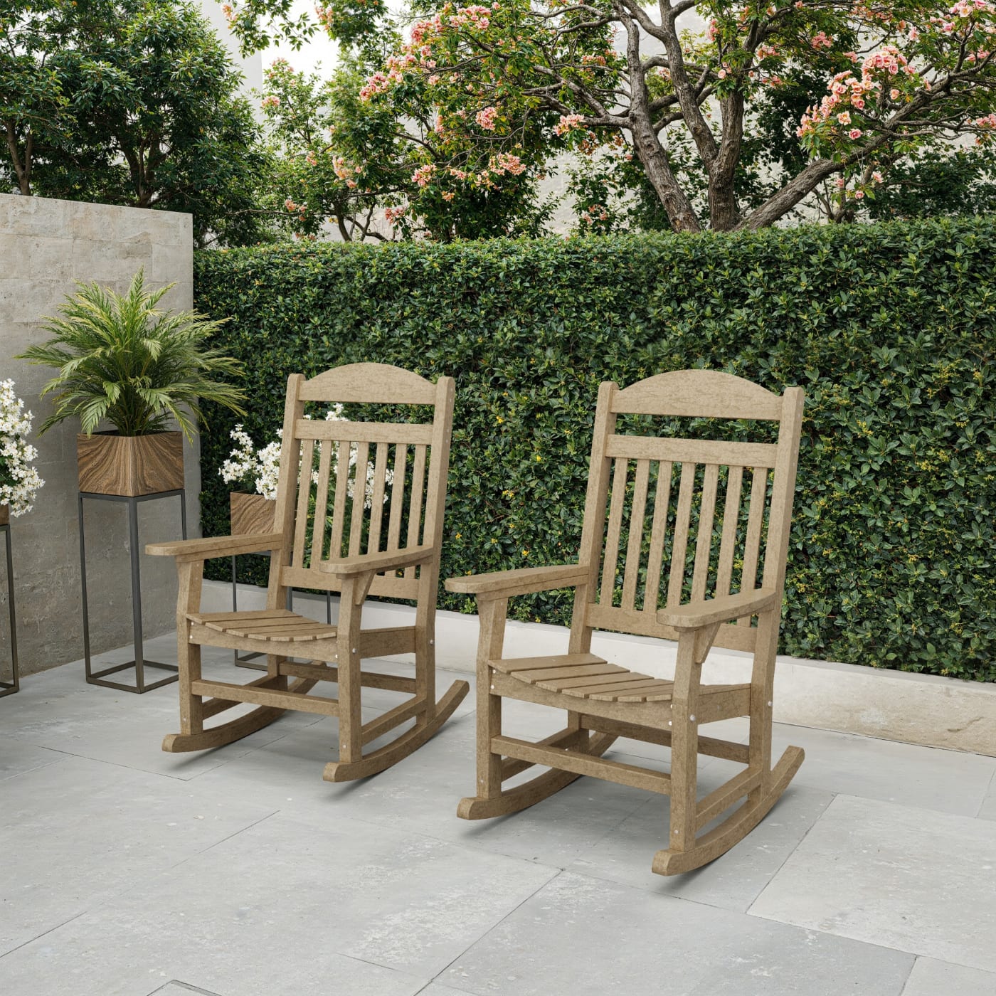 Heritage Traditional Rocking Chairs Set of 2
