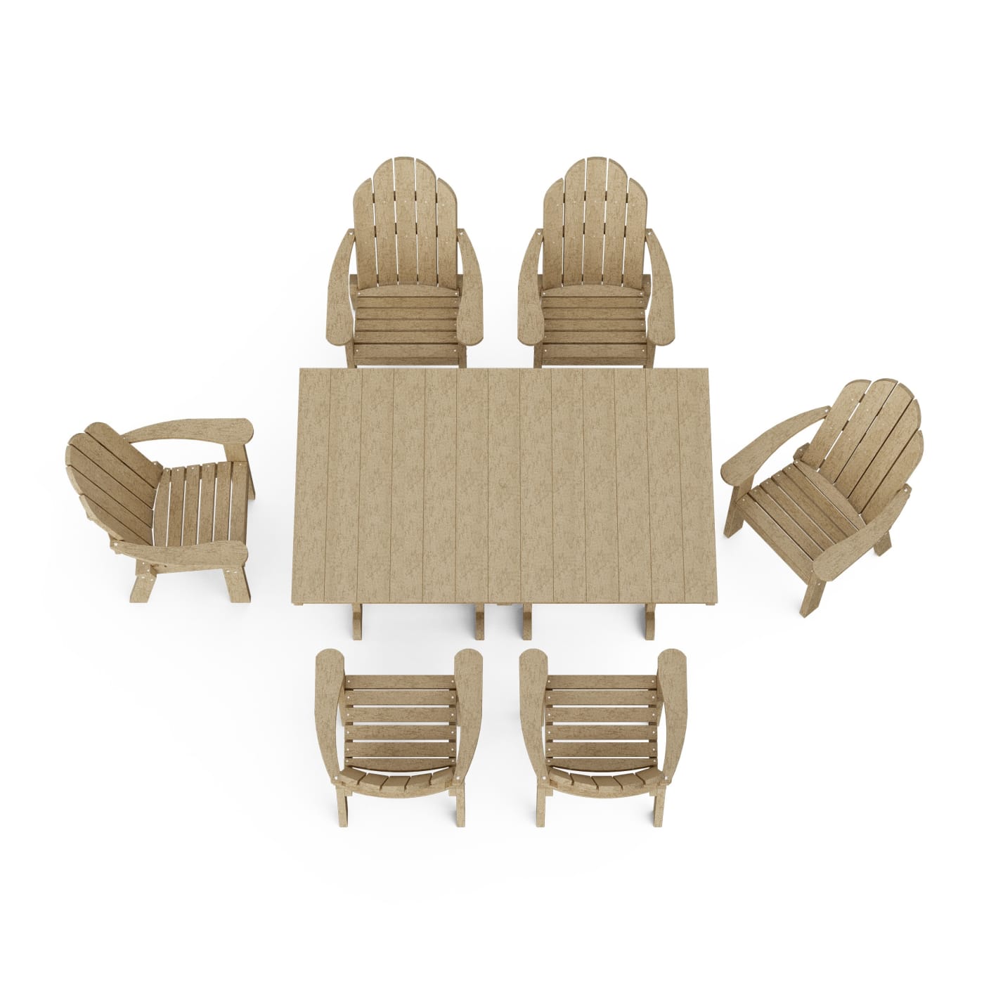 Classic Adirondack 7-Piece Rectangular Dining Set