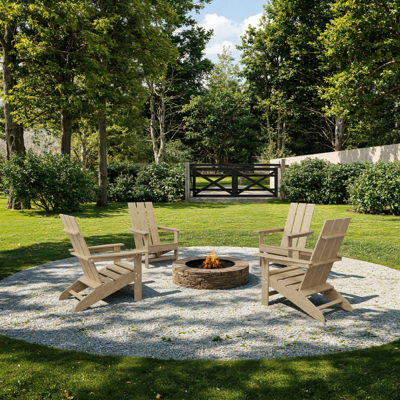 Freedom Modern Adirondack Chairs Set of 4