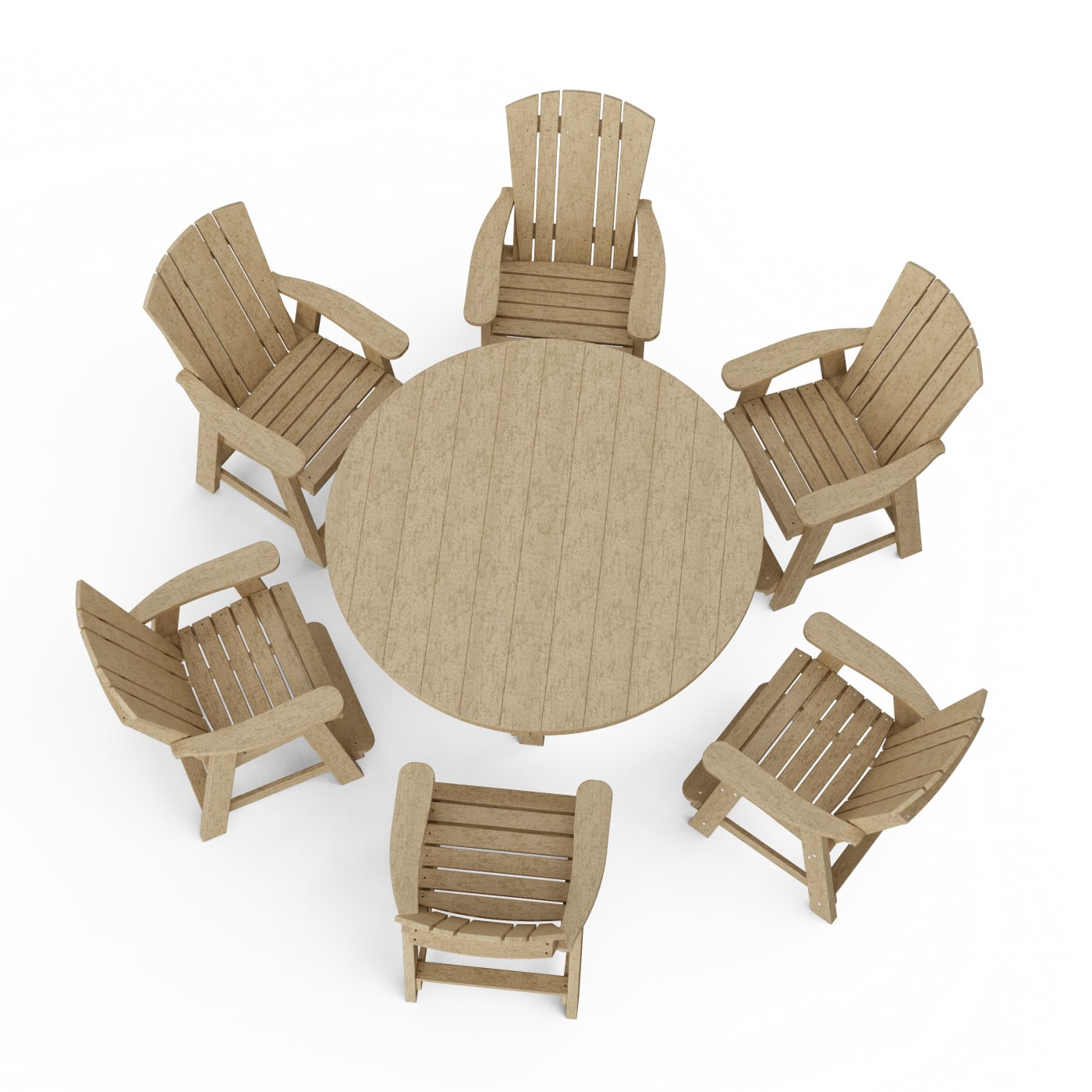Heritage 7-Piece Round Counter Height Dining Set