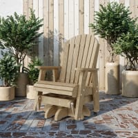 Heritage Adirondack Swivel Glider Chair