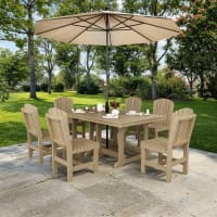 Heritage 7-Piece Side Chair Rectangular Dining Set
