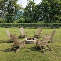 Heritage Folding Adirondack Chairs Set of 6