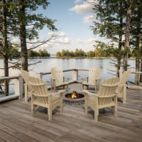 Heritage Upright Adirondack Chairs Set of 6