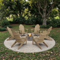 Classic Adirondack Chairs Set of 6
