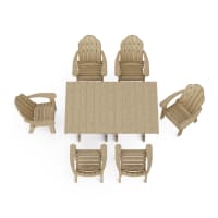 Classic Adirondack 7-Piece Rectangular Dining Set