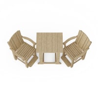 Heritage 3-Piece Patio Counter Height Bistro Set