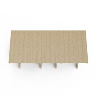 Heritage 44" x 94" Rectangular Dining Table