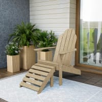 Classic Adirondack Footstool