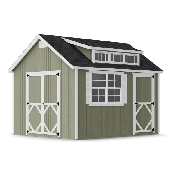 Classic Dormer Shed with Dual Entry