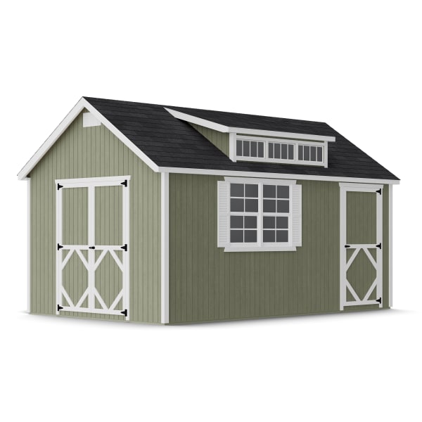 Classic Dormer Shed with Dual Entry