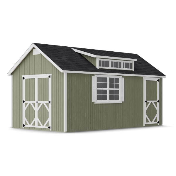 Classic Dormer Shed with Dual Entry