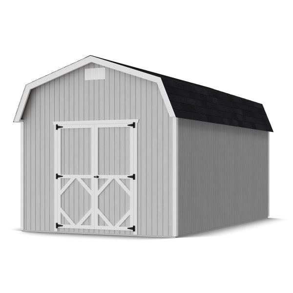 Front view of Classic Gambrel 6' Barn Shed