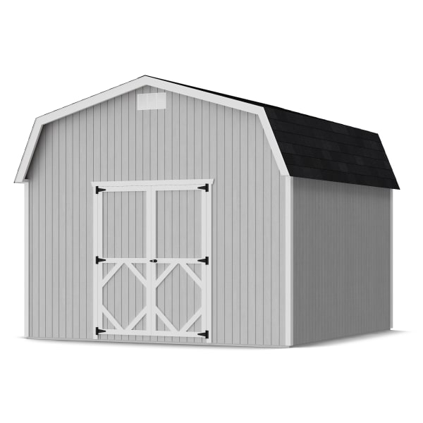 Front view of Classic Gambrel 6' Barn Shed