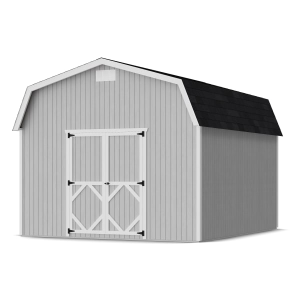Front view of Classic Gambrel 6' Barn Shed