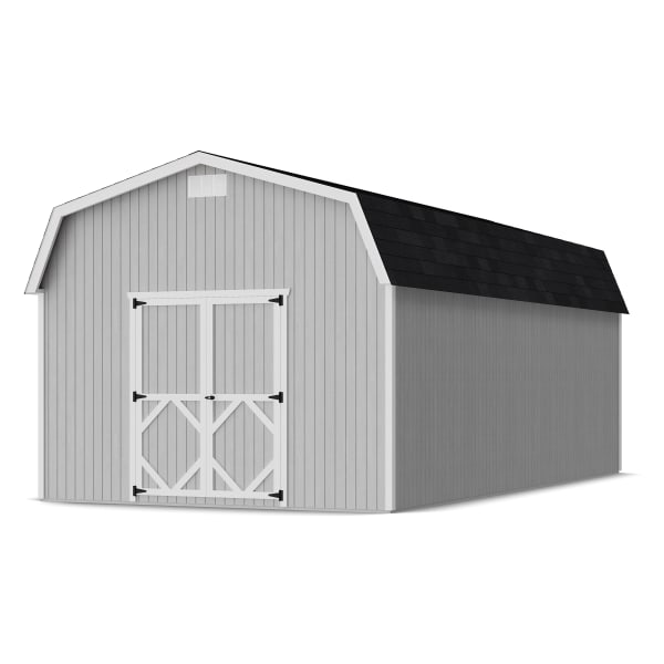 Front view of Classic Gambrel 6' Barn Shed
