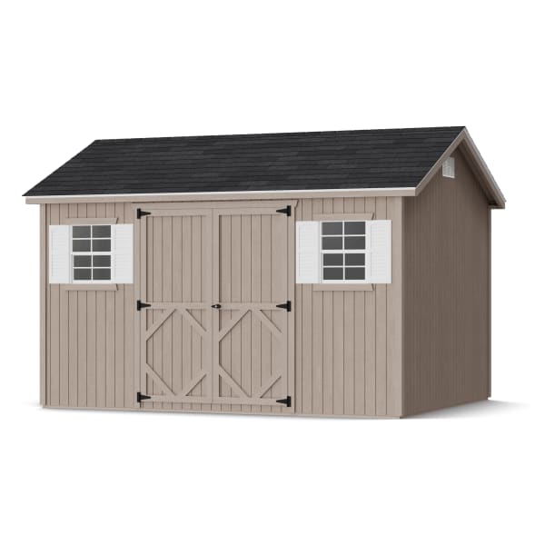 Rendering of Classic Workshop Shed in assembly process ready to be painted.