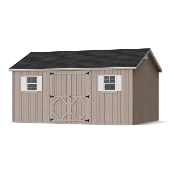 Rendering of Classic Workshop Shed in assembly process ready to be painted.