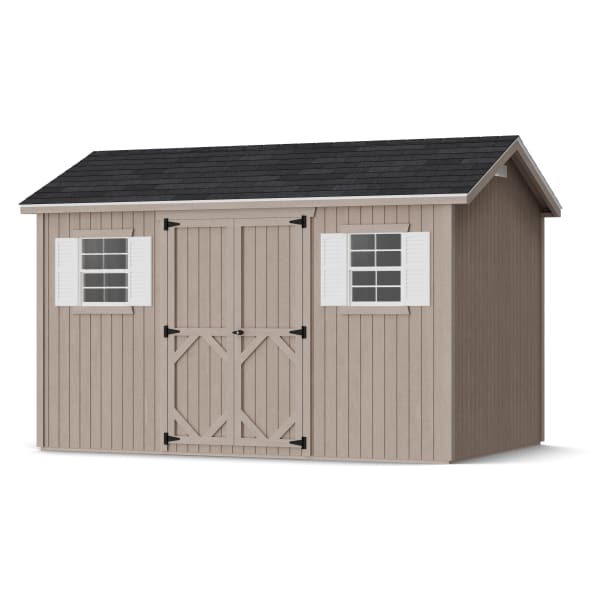 Rendering of Classic Workshop Shed in assembly process ready to be painted.