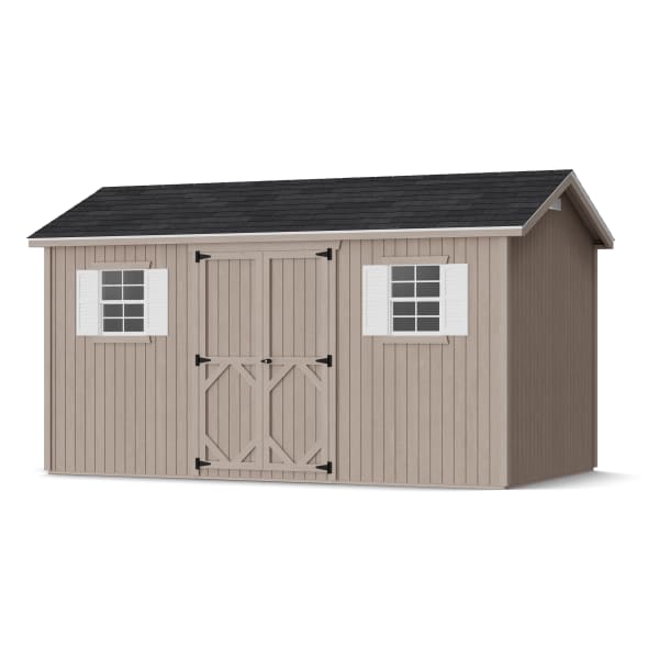 Rendering of Classic Workshop Shed in assembly process ready to be painted.