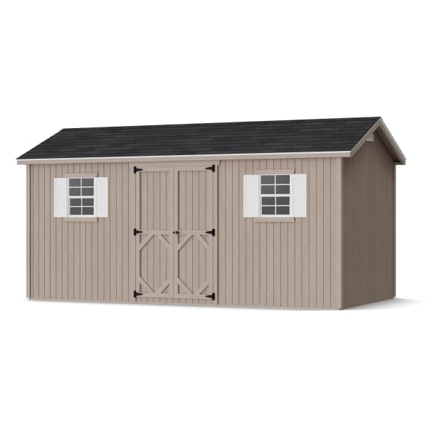 Rendering of Classic Workshop Shed in assembly process ready to be painted.