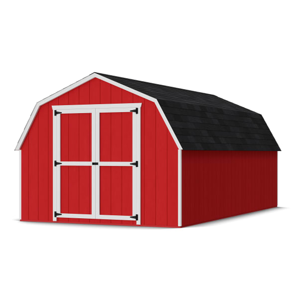 Front view of Value Gambrel 4' Barn Shed