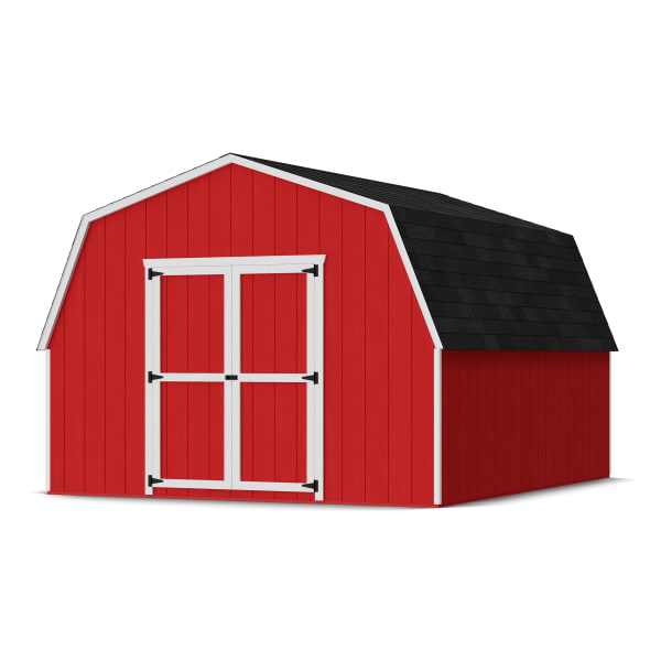 Front view of Value Gambrel 4' Barn Shed