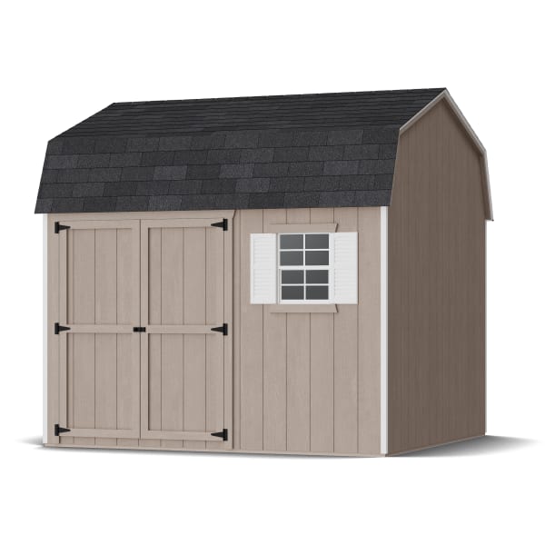 Rendering of Value Workshop Barn Shed in assembly process ready to be painted.