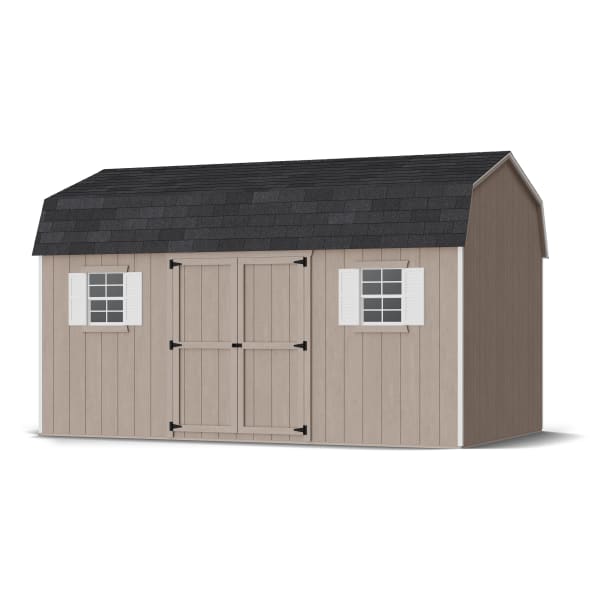 Rendering of Value Workshop Barn Shed in assembly process ready to be painted.
