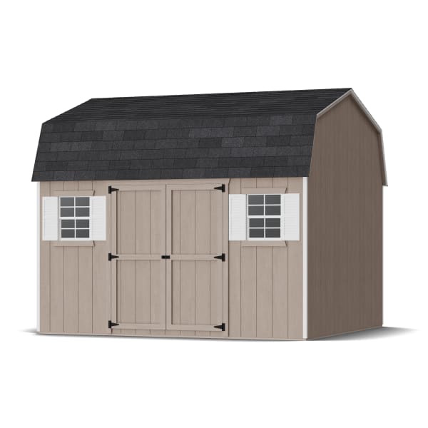 Rendering of Value Workshop Barn Shed in assembly process ready to be painted.