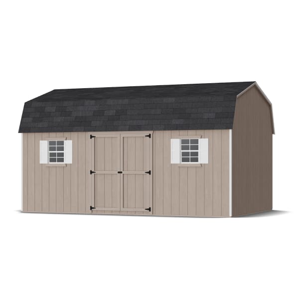 Rendering of Value Workshop Barn Shed in assembly process ready to be painted.