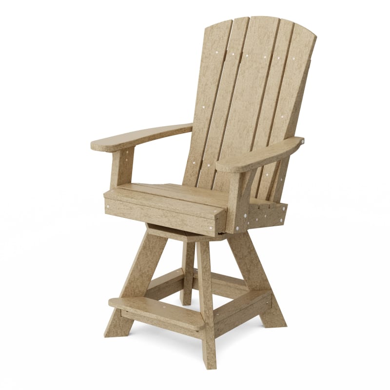 Heritage Balcony Swivel Counter Chair
