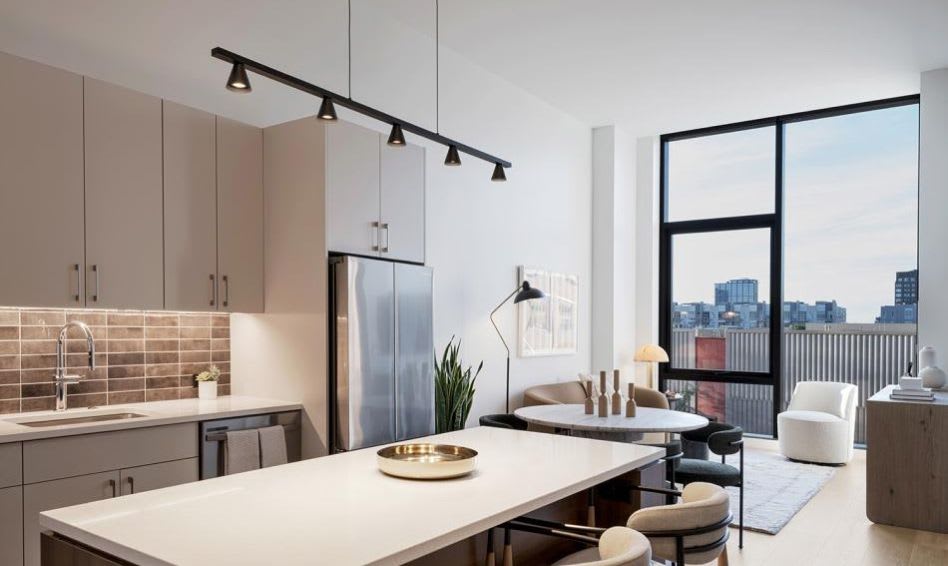 Apartment Interior at Coppia Apartment Complex in Chicago, IL.