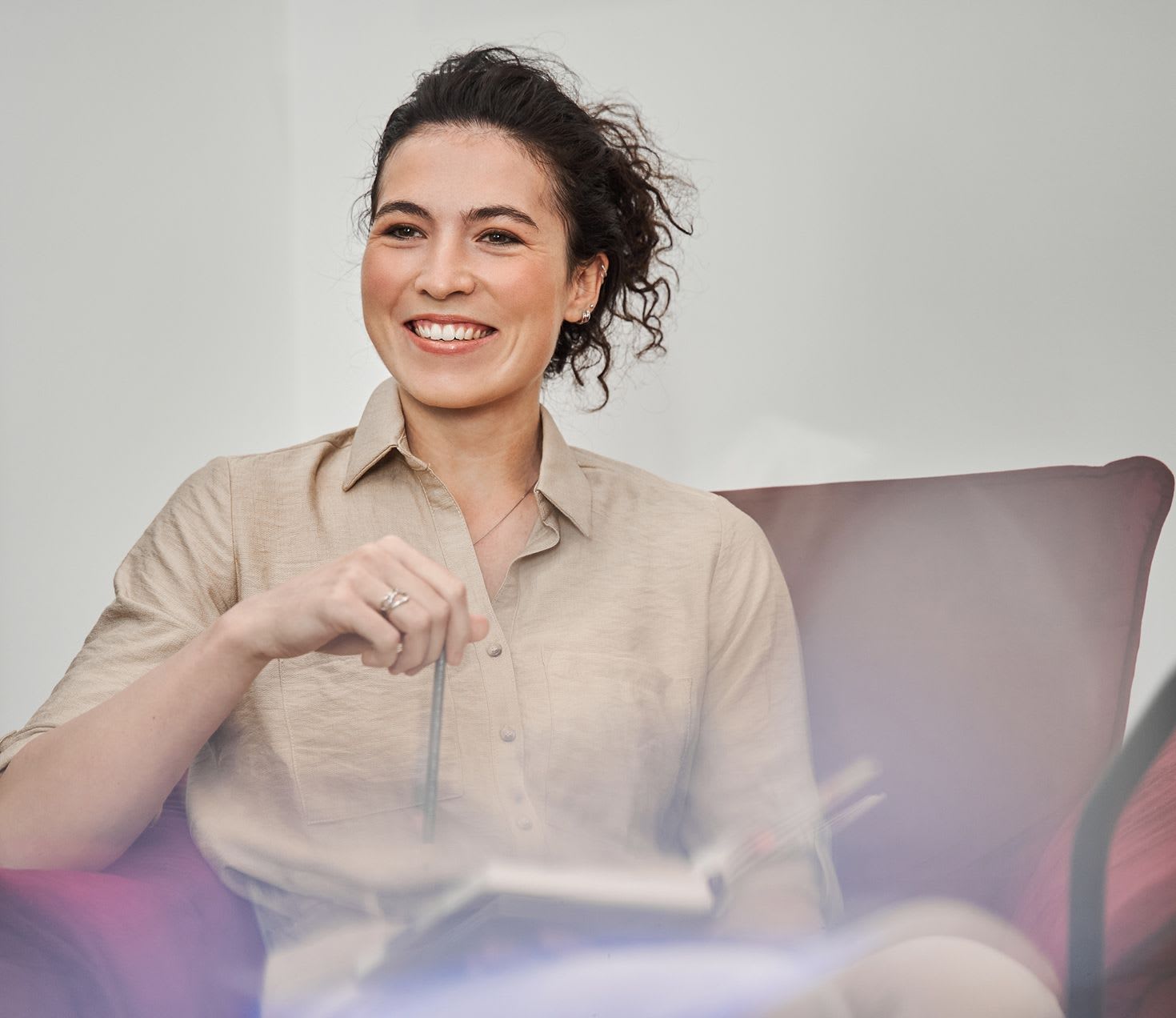 couples counselor in a session