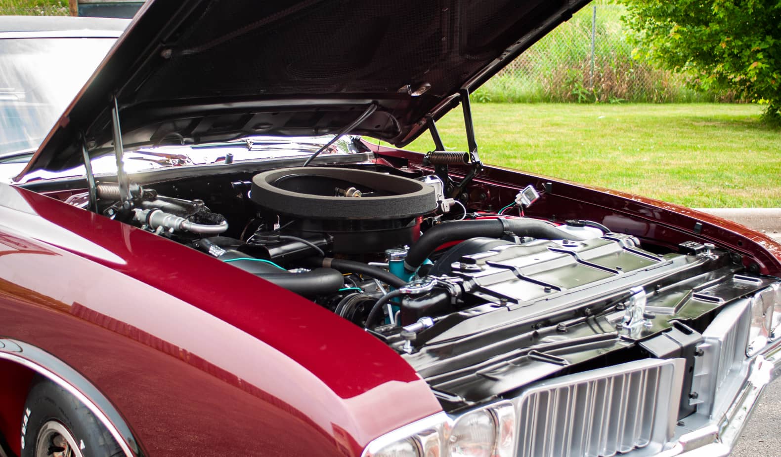 Ramped up 1970 Oldsmobile engine