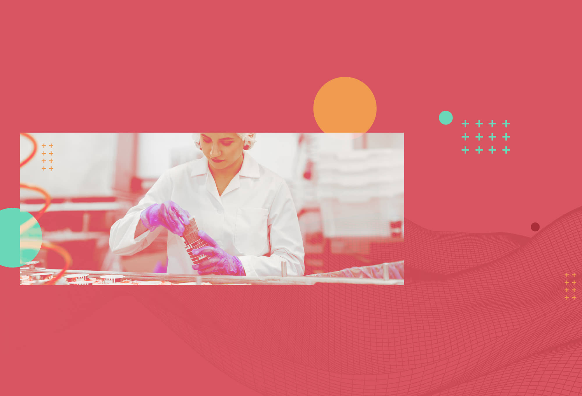 woman mixing chemicals in a lab 