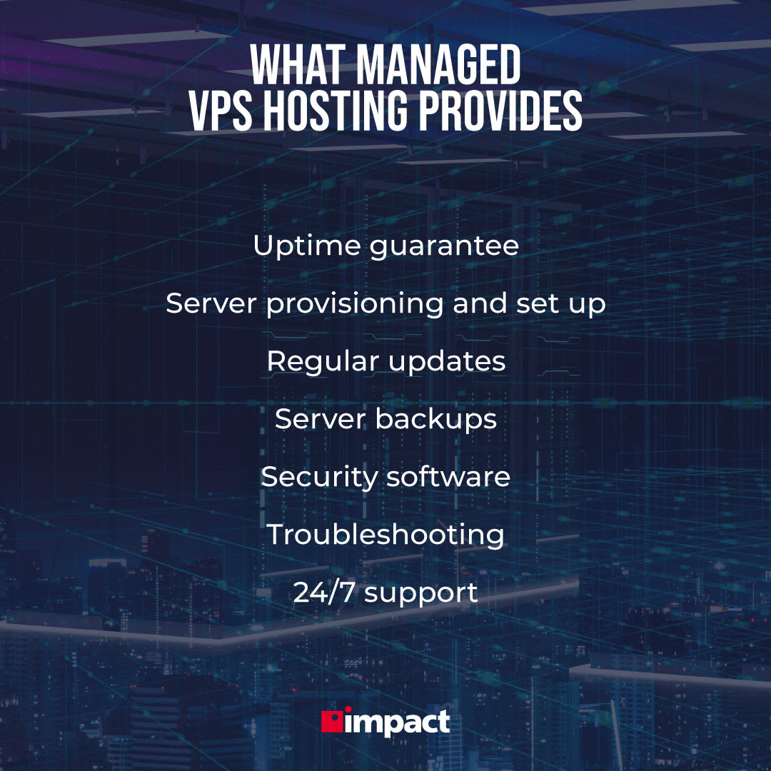 What Managed VPS hosting provides