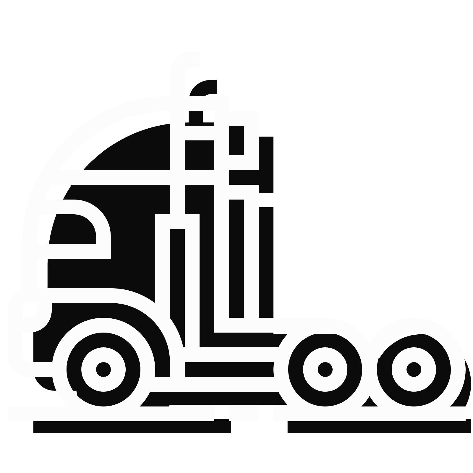 Cab of a truck