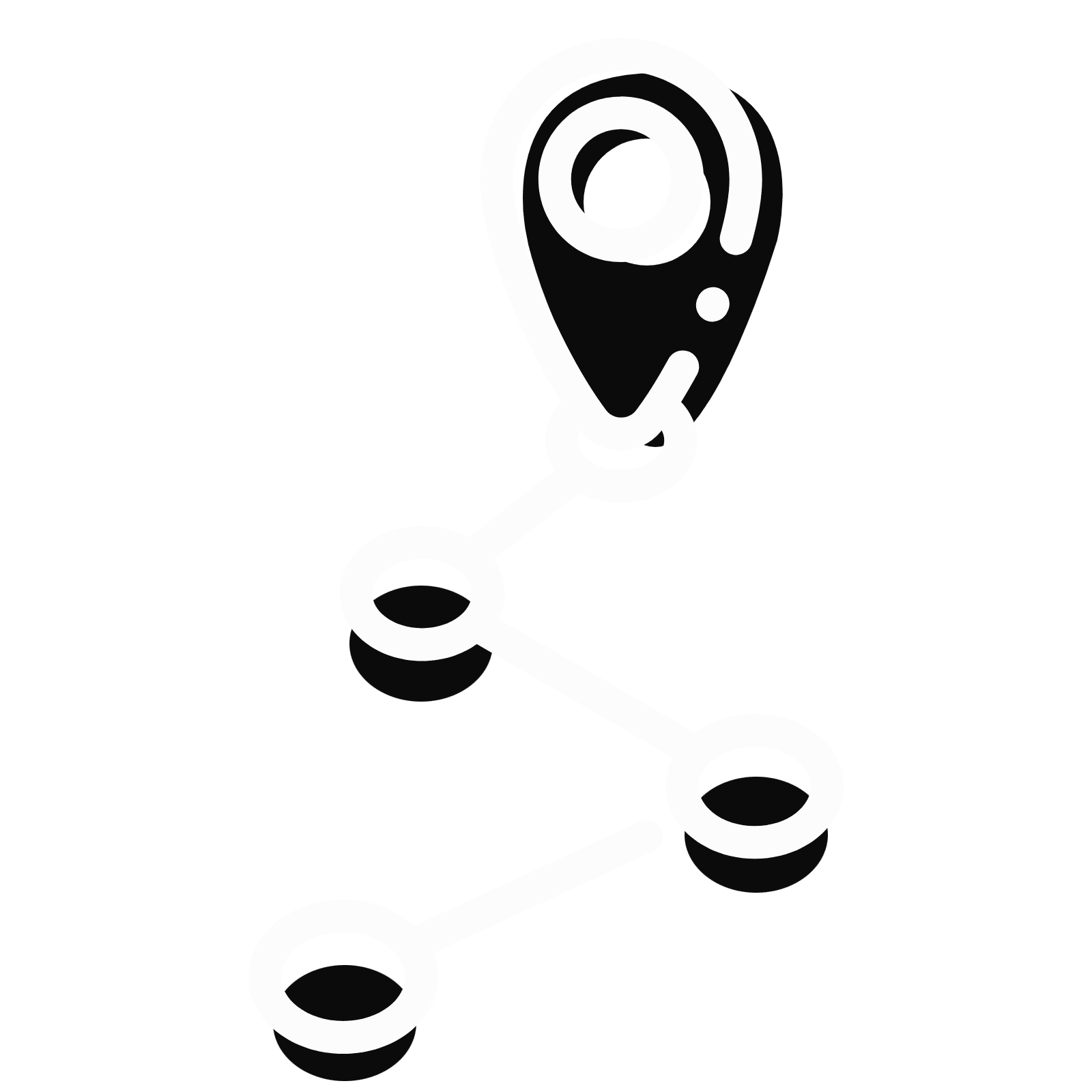a path with multiple points