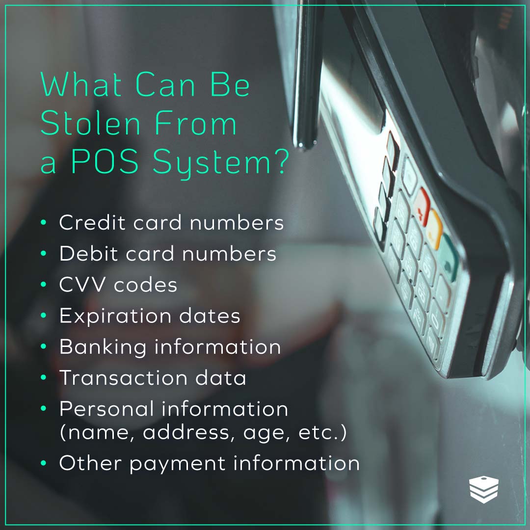 what can be stolen from a POS security system