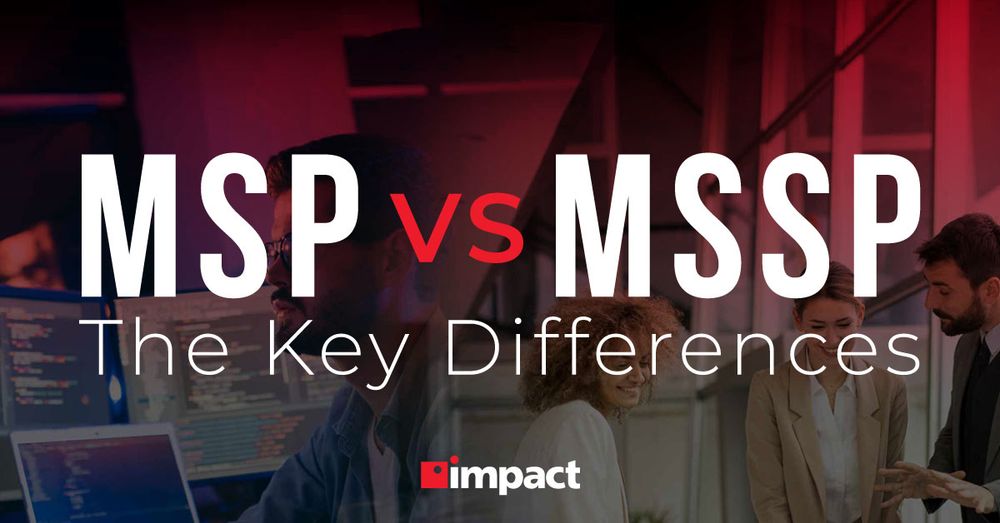 Infographic: MSP vs. MSSP – The Key Differences