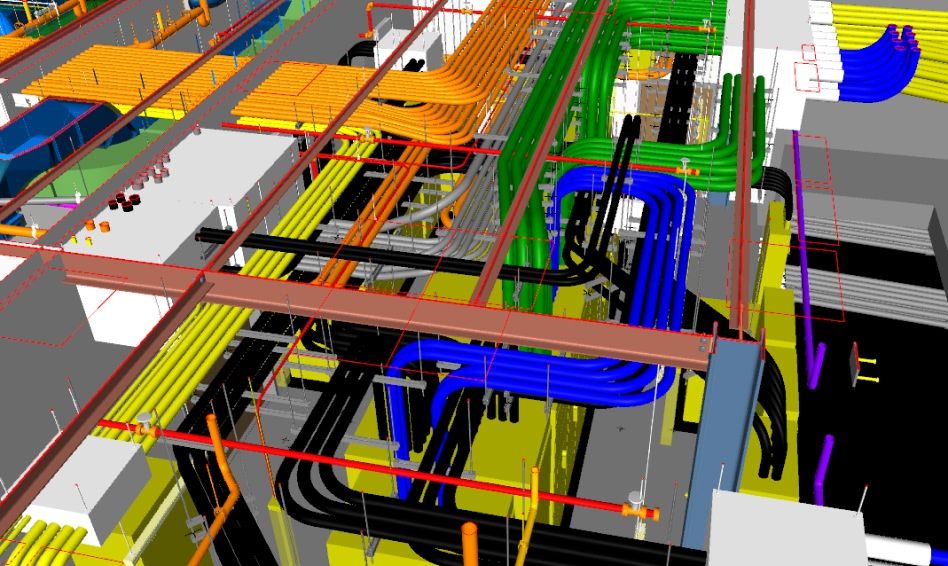Building Information Modeling Electrical Systems Mockup