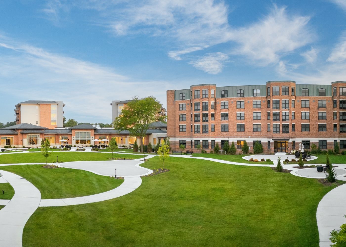 View of the residential complex.