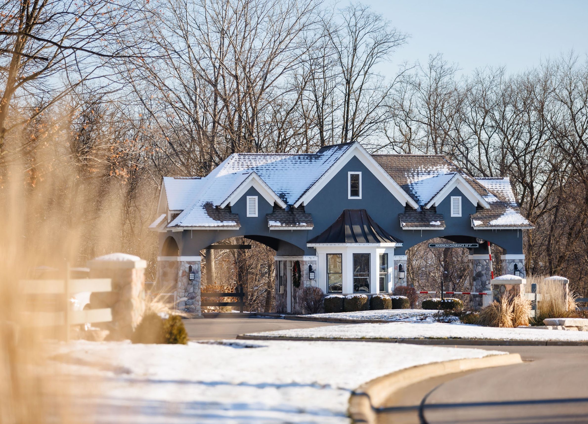 Visitor and Member Community Center during winter