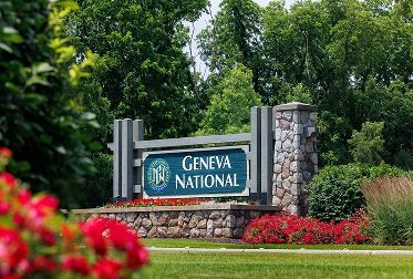 Geneva National Community sign at front of entrance
