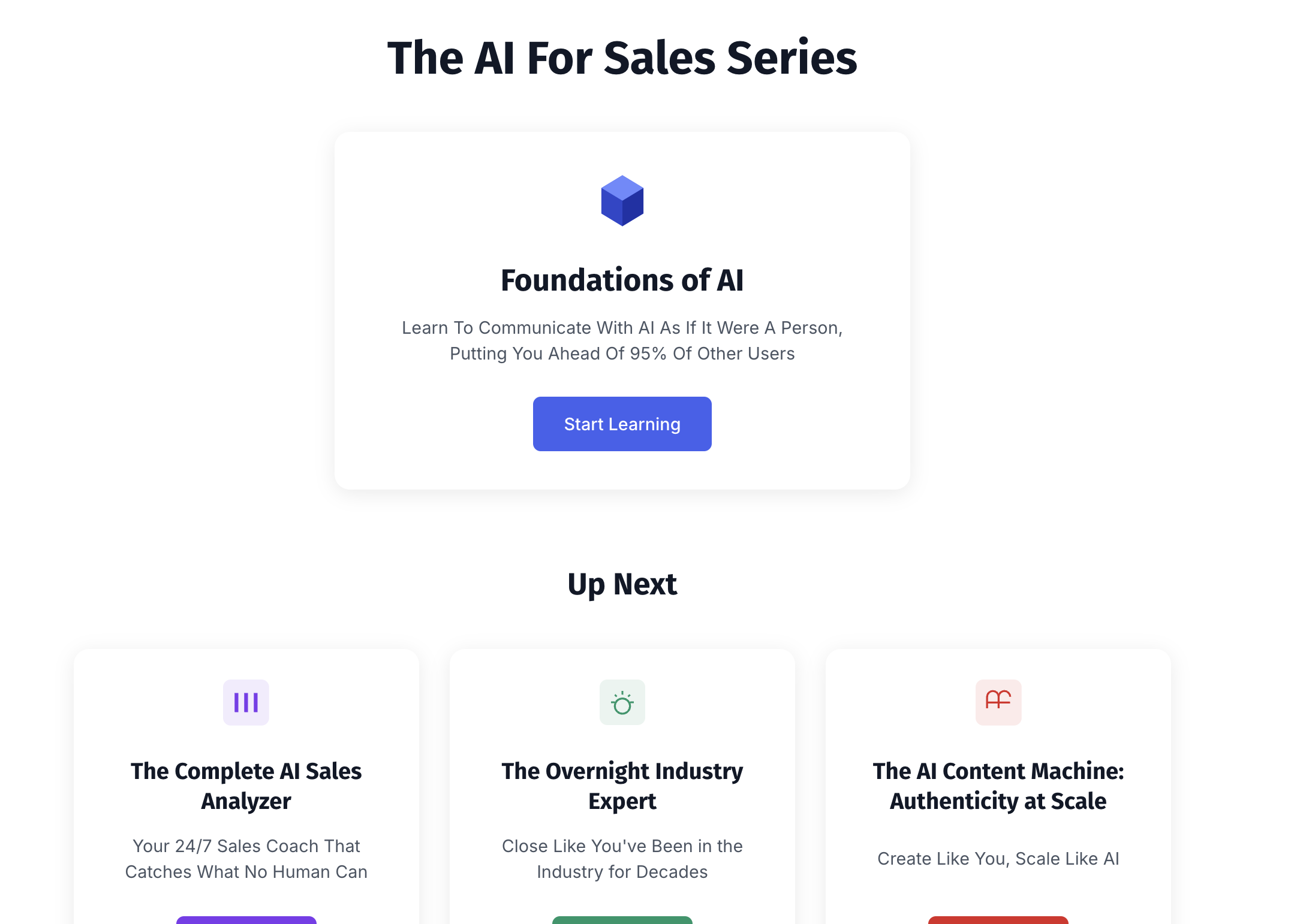 The AI for Sales Series thumbnail