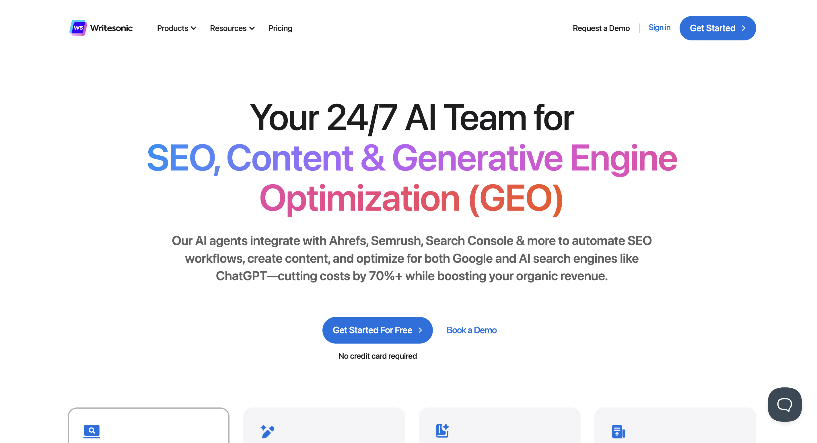 Writesonic screenshot